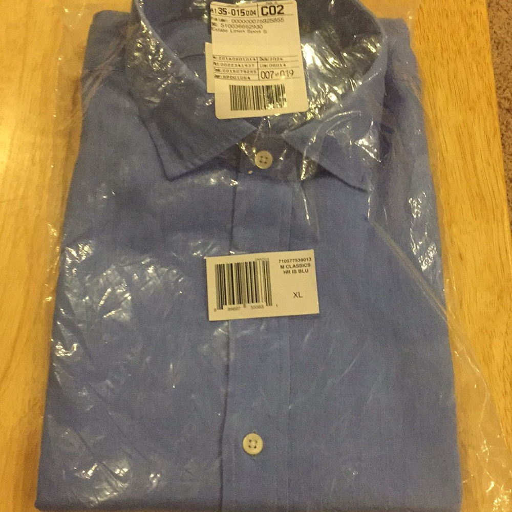 Unopened polo shirt